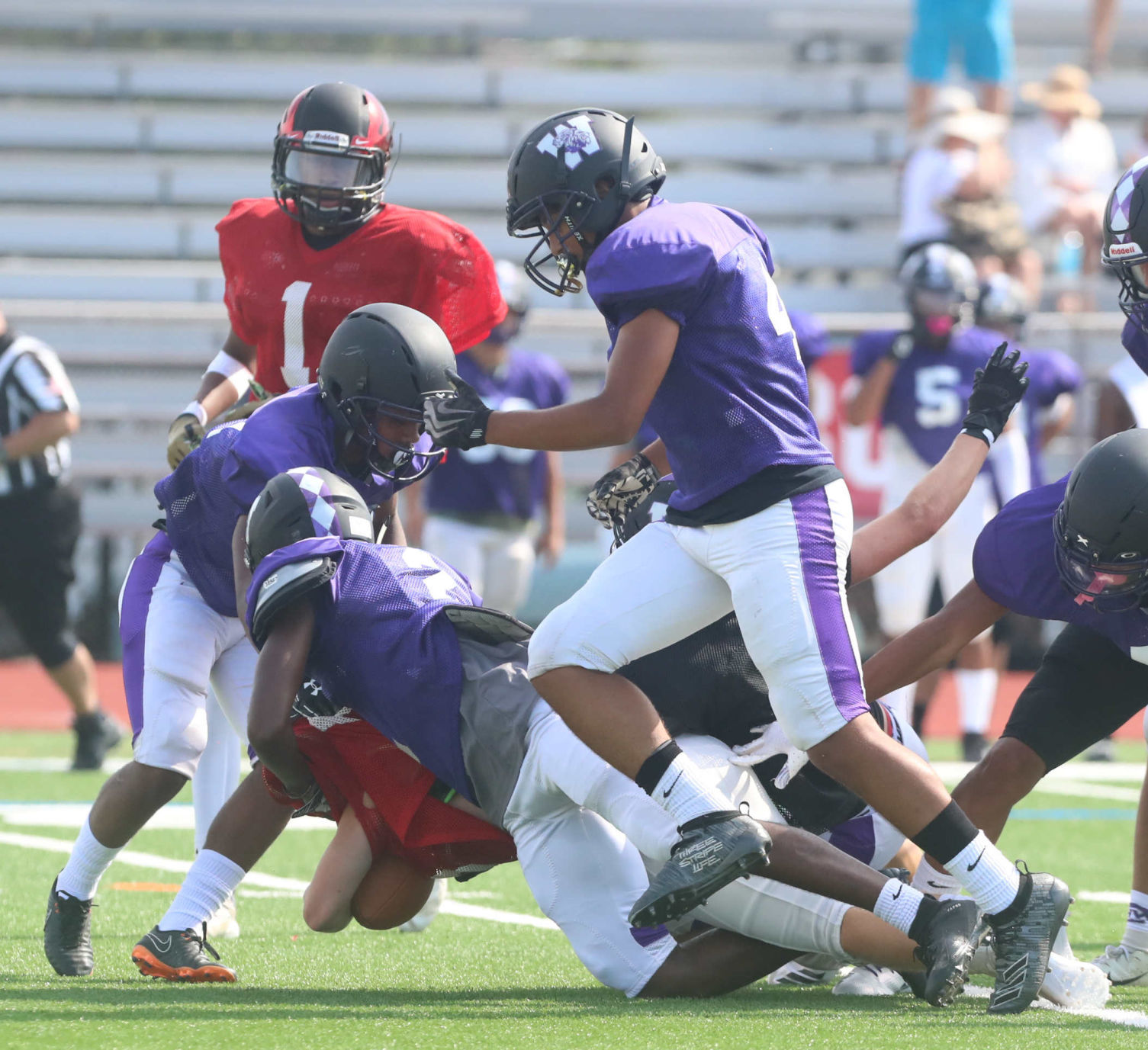 Ocean City Football scrimmage